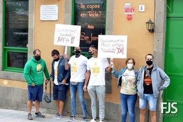 Trabajadores del Paco Artiles se concentran en San Juan y el Pacto de Telde se plantea volver a licitar su gestión/Francisco Javier Santana.